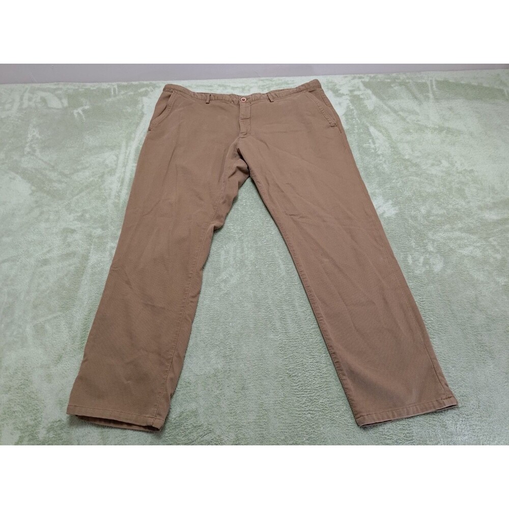 Massimo Dutti Men's Pants Size 40 Brown Front Back Pockets Slim Fit Cotton Jeans